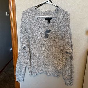 Marled Distressed Sweater